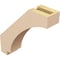 Ekena Millwork 3-inch W x 12-inch D x 12-inch H Imperial Rough Cedar Woodgrain TimberThane Knee Brace, Primed BRCUR03X12X12IMPRCPR - alternate 2